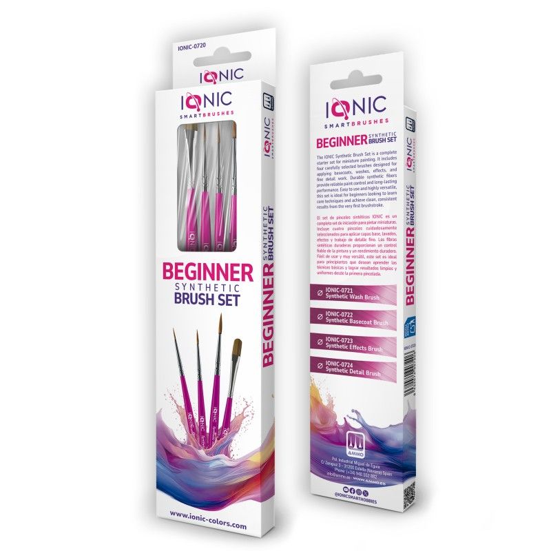 Beginner Synthetic Brush Set