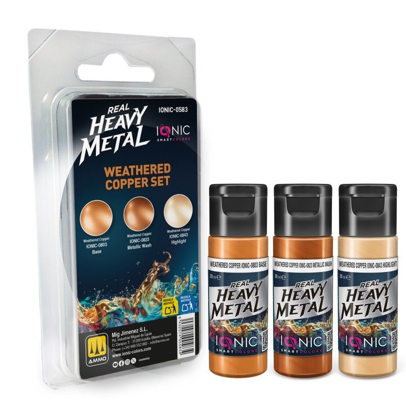 Weathered Copper Real Heavy Metal Set