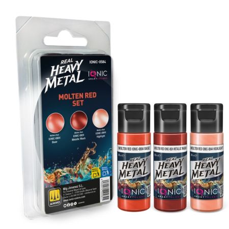 Molten Red Real Heavy Metal Set