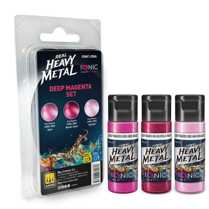 Deep Magenta Real Heavy Metal Set