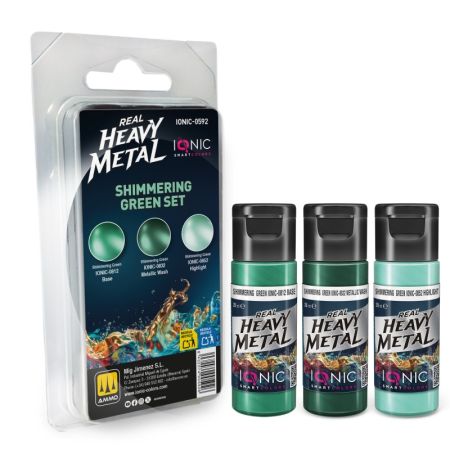 Shimmering Green Real Heavy Metal Set