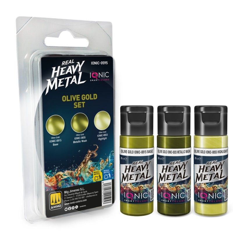 Olive Gold Real Heavy Metal Set