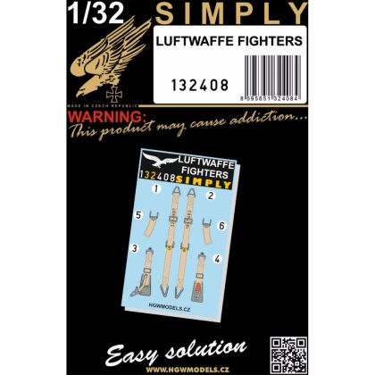 1:32 Luftwaffe Fighters Seat Belts