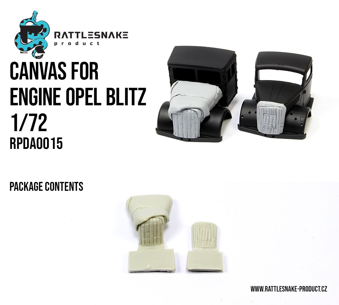 1:72 Canvas for engine Opel Blitz