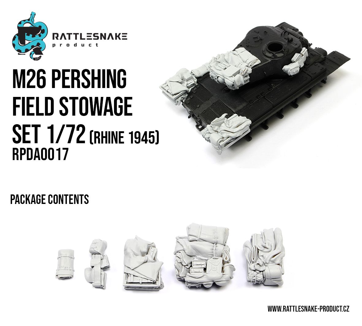 1:72 M26 Pershing – Field Stowage Set „Rhine 1945“