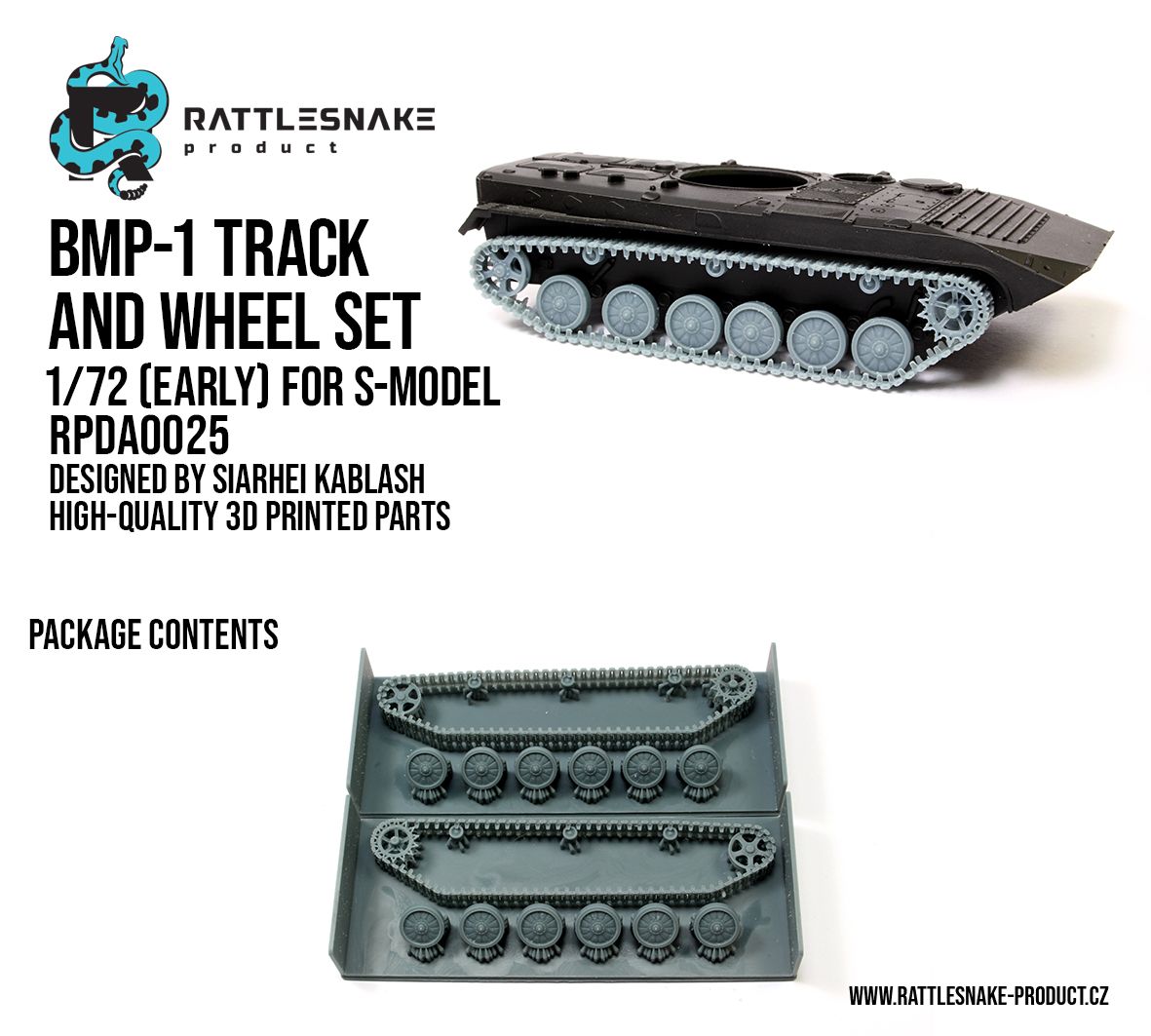 1:72 BMP-1 Track and Road Wheel Set (Early) for S-Model