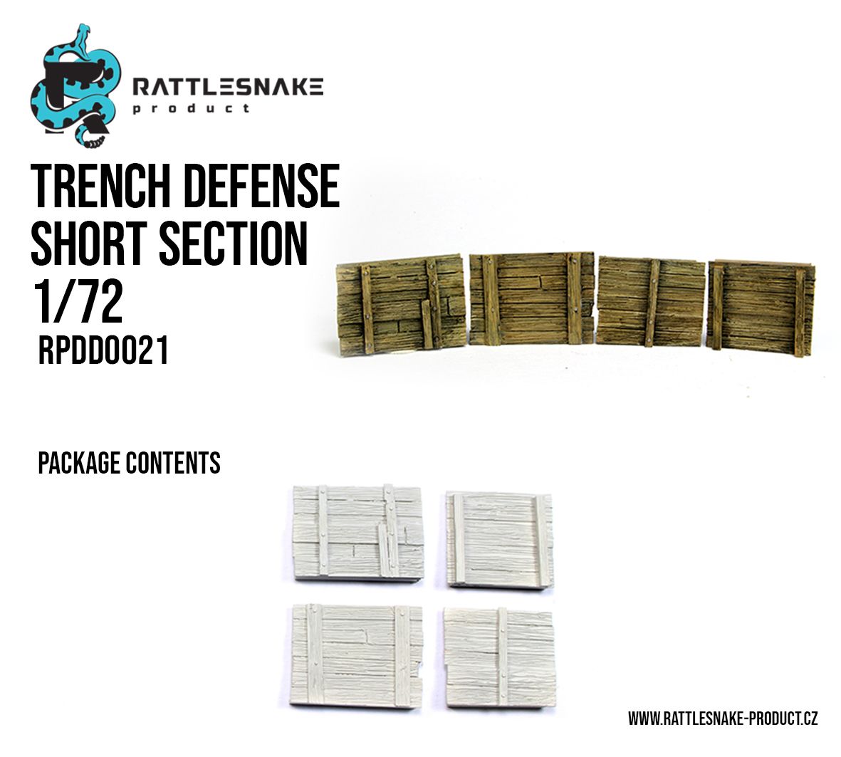 1:72 Trench Defense Short Sections