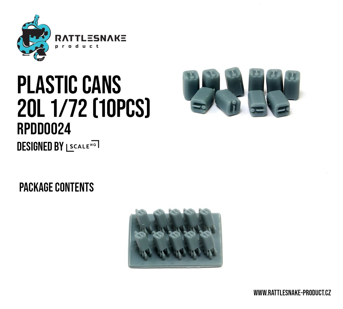 1:72 Plastic Cans 20l 10pcs