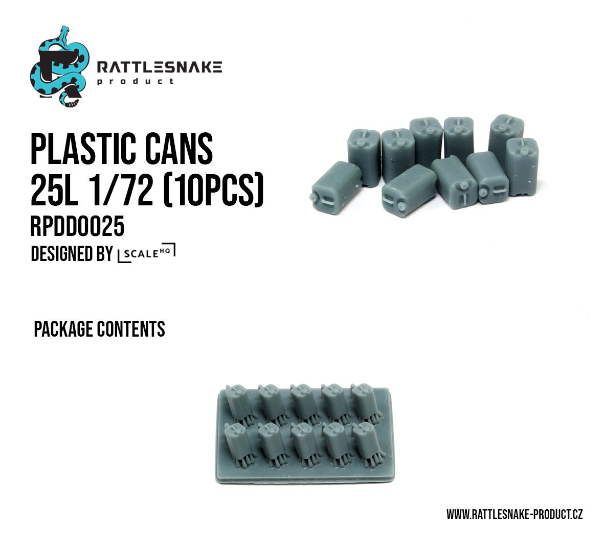 1:72 Plastic Cans 25l 10pcs