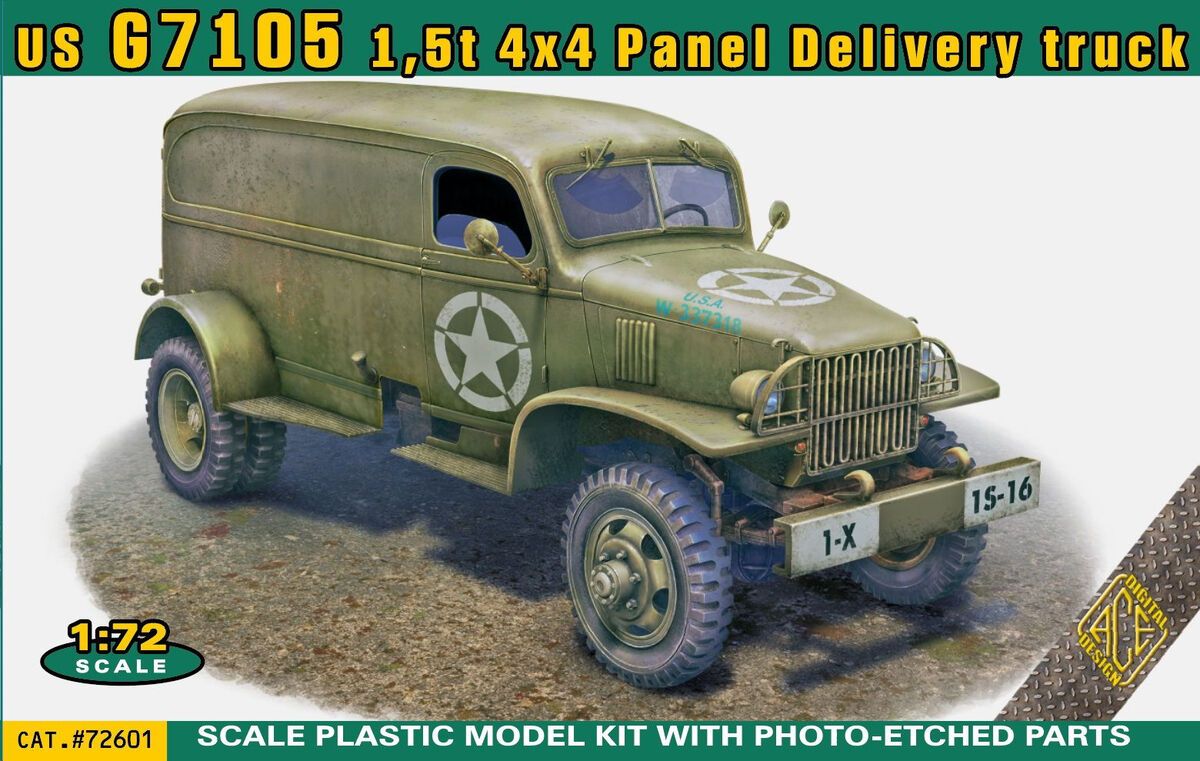 1:72 US G7105 1,5t 4x4 Panel Delivery Truck