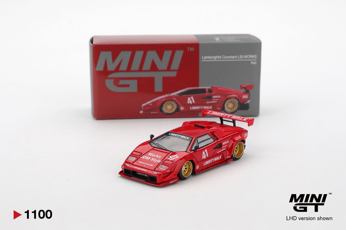 1:64 Lamborghini Countach LB-Works 2025 Red