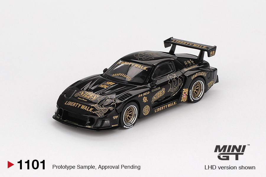 1:64 Mazda RX-7 LB-Super Silhouette FD-NILES 2025 Black / Gold