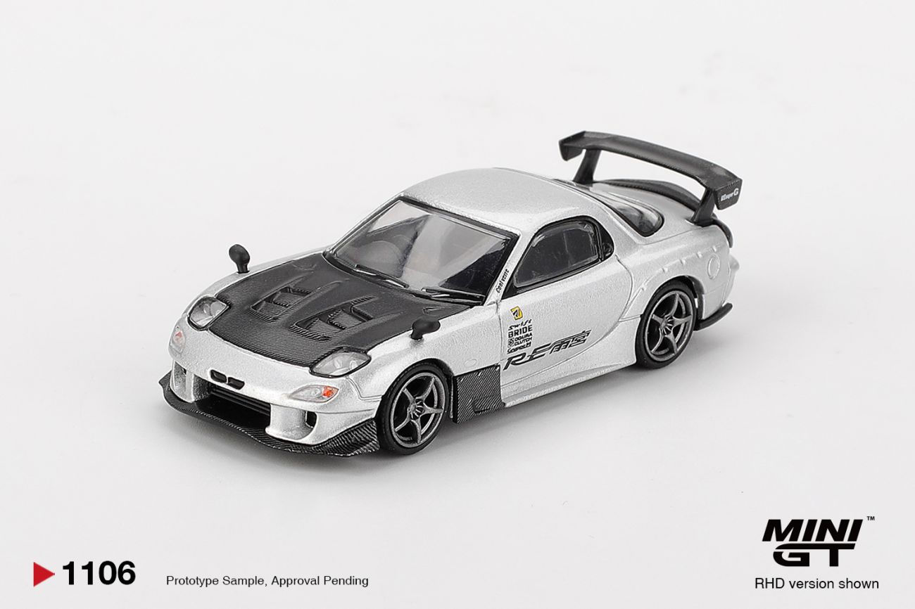 1:64 Mazda RX-7 RE-Amemiya 2004 Silver Metallic (Blister)
