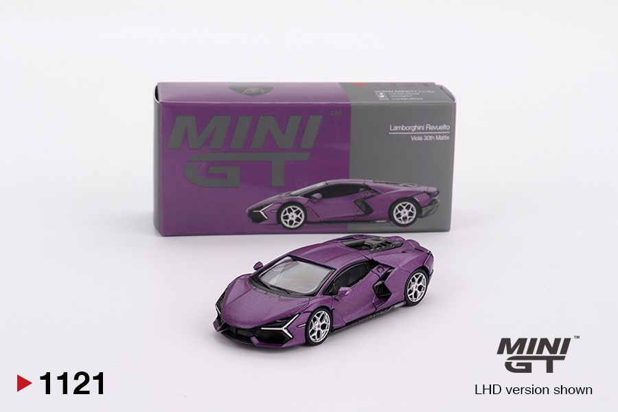 1:64 Lamborghini Revuelto 2024 Viola 30th Matte