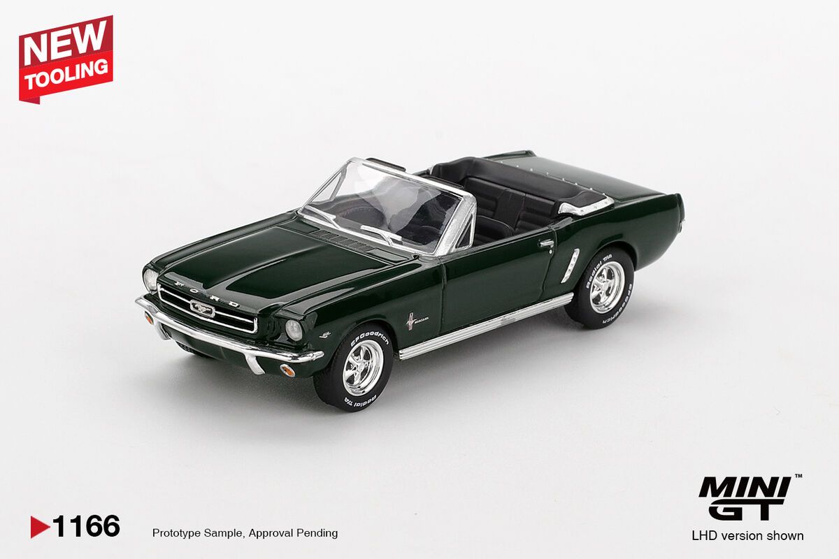 1:64 Ford Mustang Convertible - Highland Green 1964 