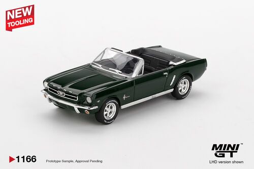 1:64 Ford Mustang Convertible - Highland Green 1964 (Blister)