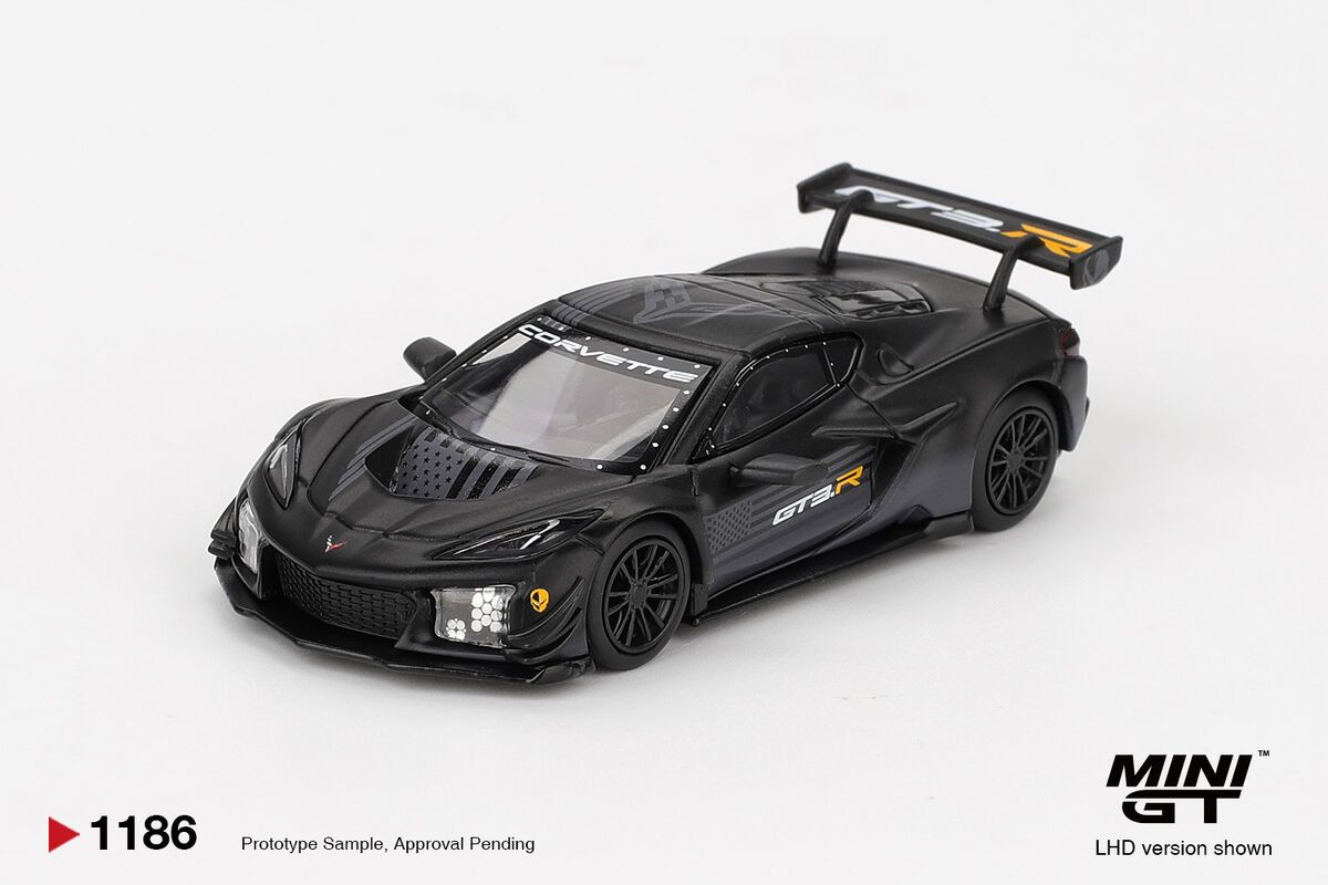 1:64 Chevrolet Corvette Z06 GT3.R - 2025 Road America Test Car Black (Blister)