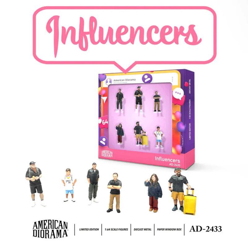 1:64 FIGURE SET INFLUENCERS