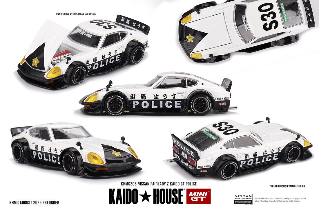 1:64 Nissan Fairlady Z Kaido GT Police