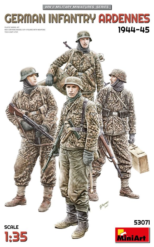 1:35 GERMAN INFANTRY. ARDENNES 1944-45