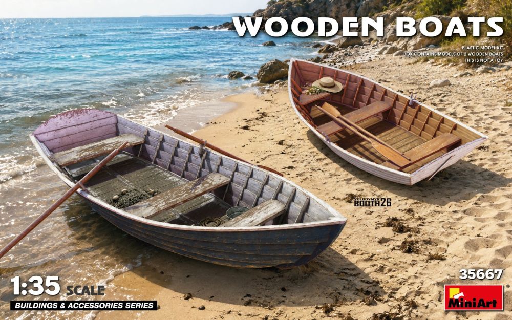 1:35 WOODEN BOATS