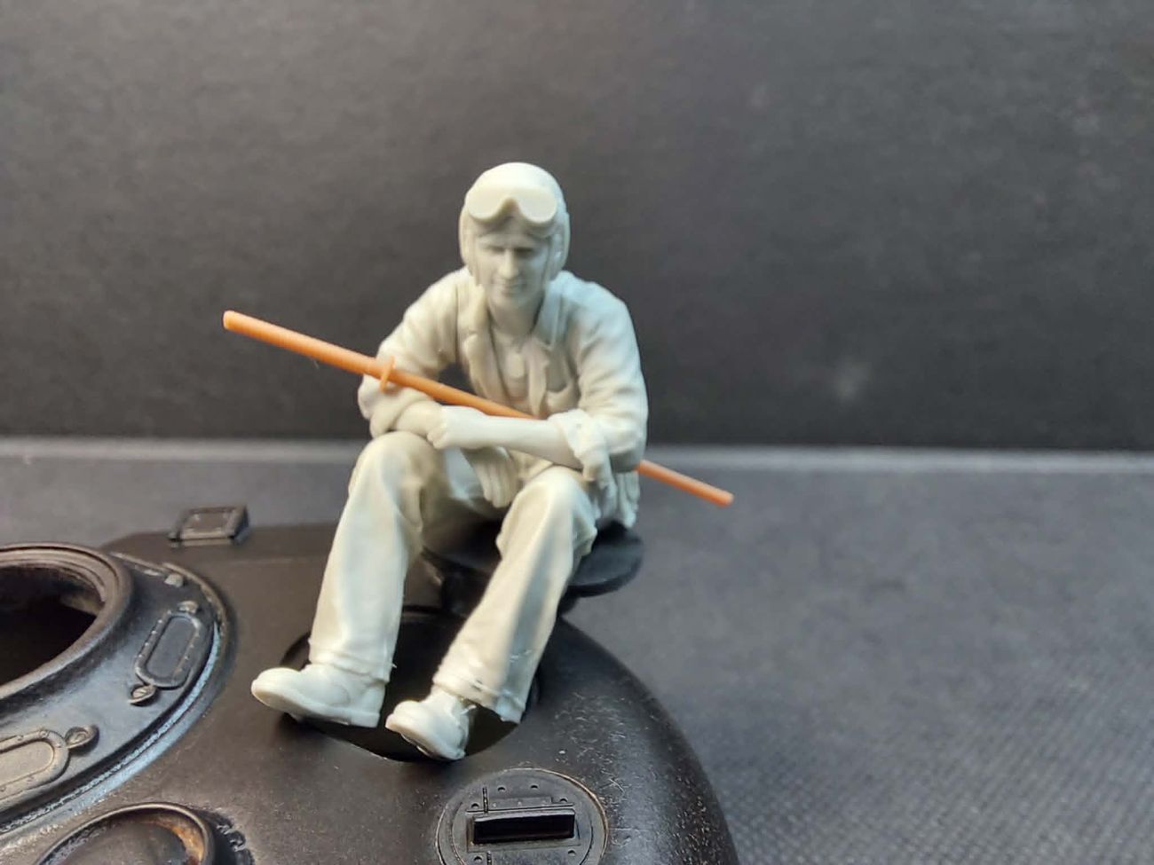 1:35 PTO Sherman Tank Loader with Trophy (1 Figure)