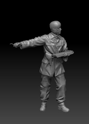 1:35 French WWII Tank Officer (1 Figure)