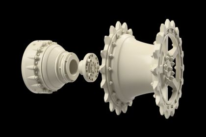 1:35 King Tiger - Sprocket 18 Teeth Late Pattern with Final Drive
