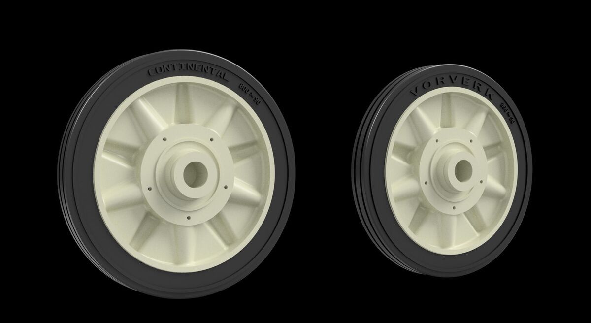 1:35 PaK38 - Road Wheels (Continental)
