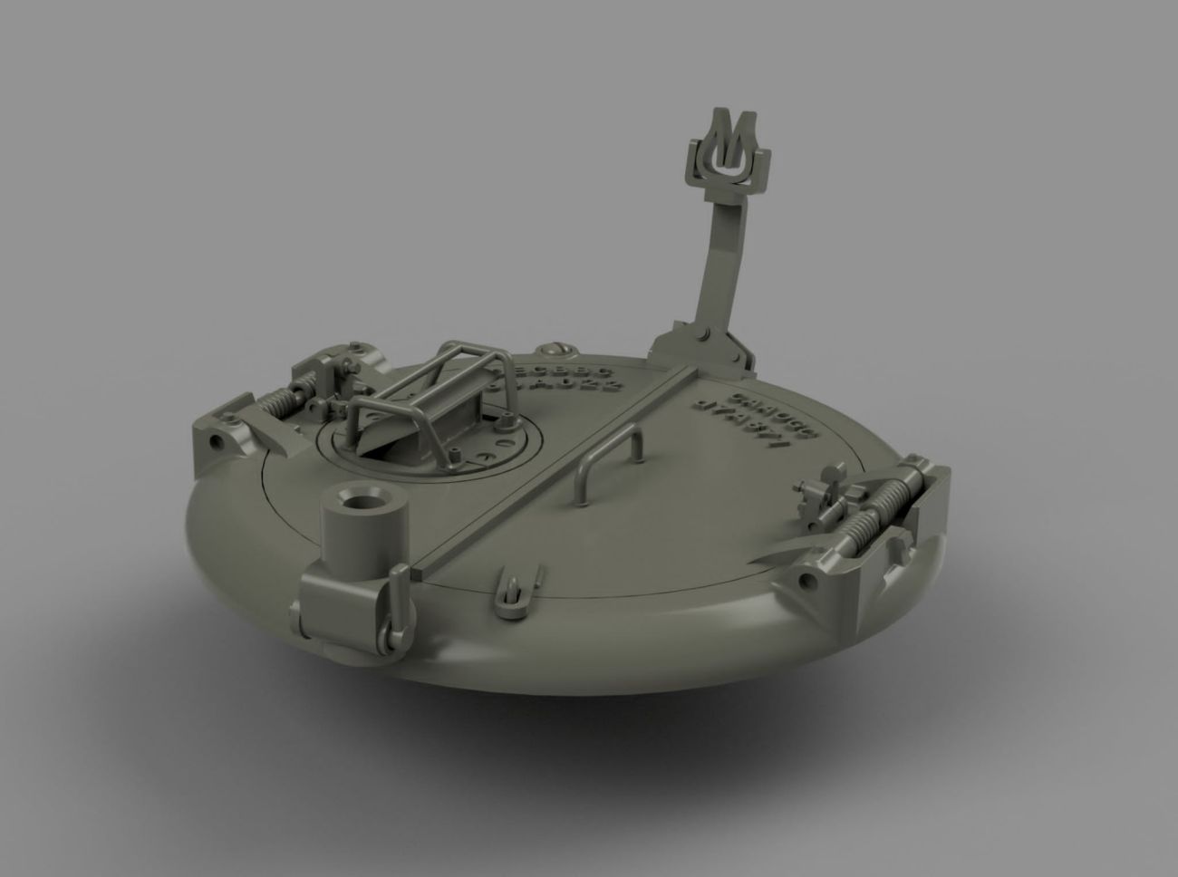 1:35 Sherman 76 mm Loader Cupola (Early Pattern)
