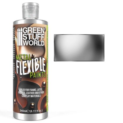 Flexible Metallic Silver Paint 240ml