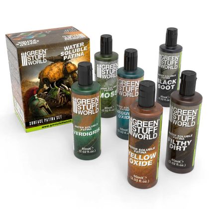 Water soluble patina set