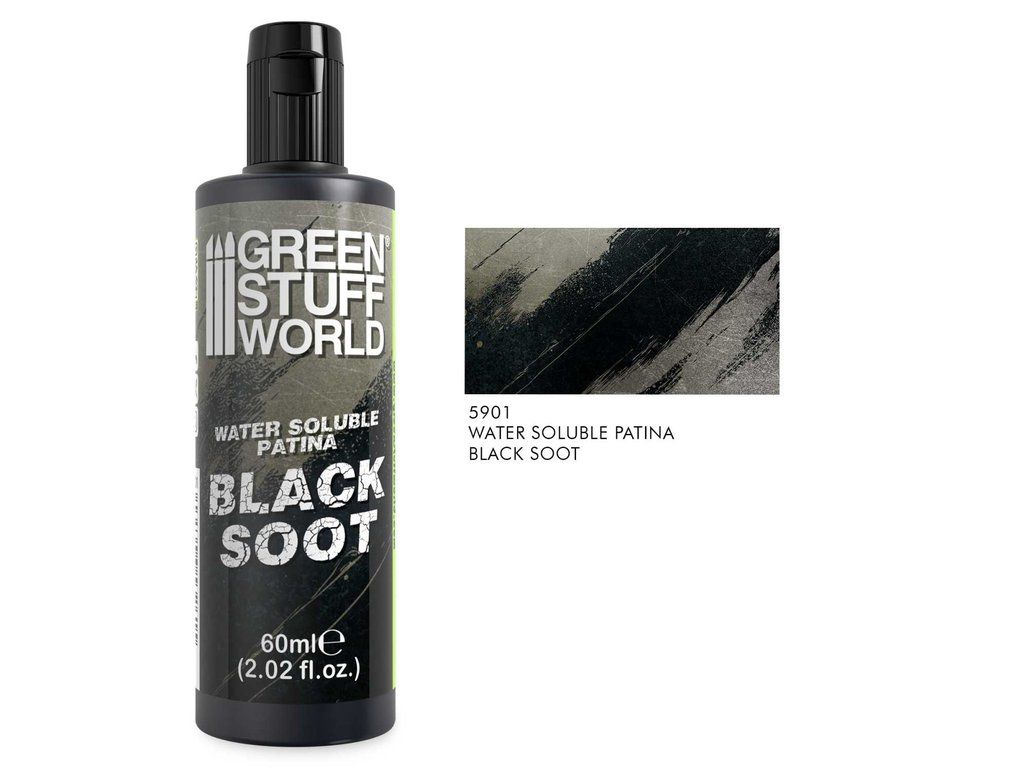 Water soluble patina BLACK SOOT 60ml