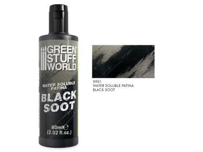 Water soluble patina BLACK SOOT 60ml