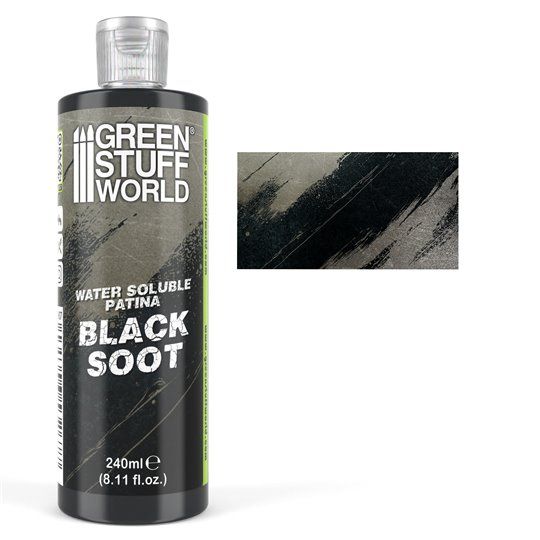 Water soluble patina BLACK SOOT 240ml