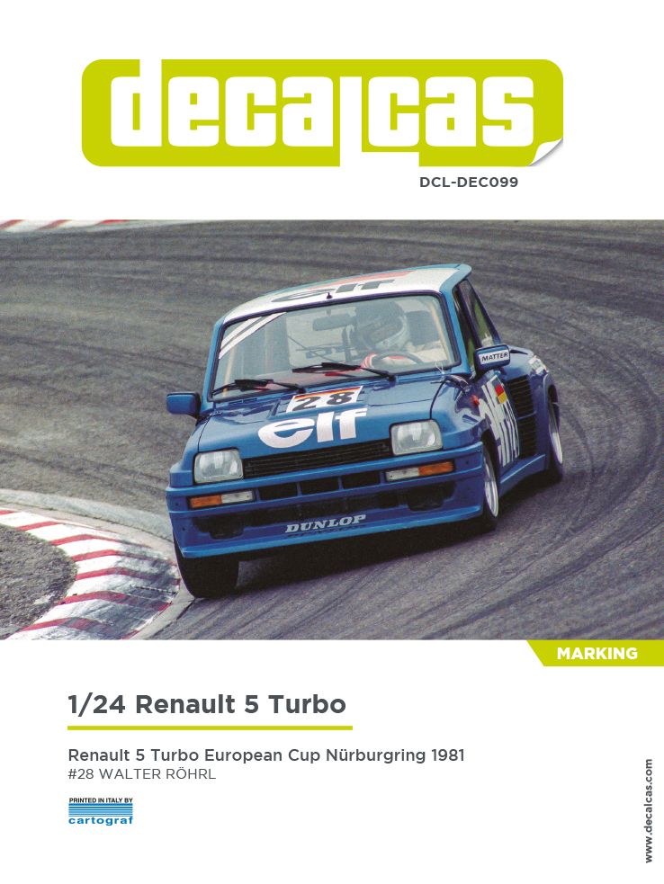 1:24 Renault 5 Turbo sponsored by ELF - 1981