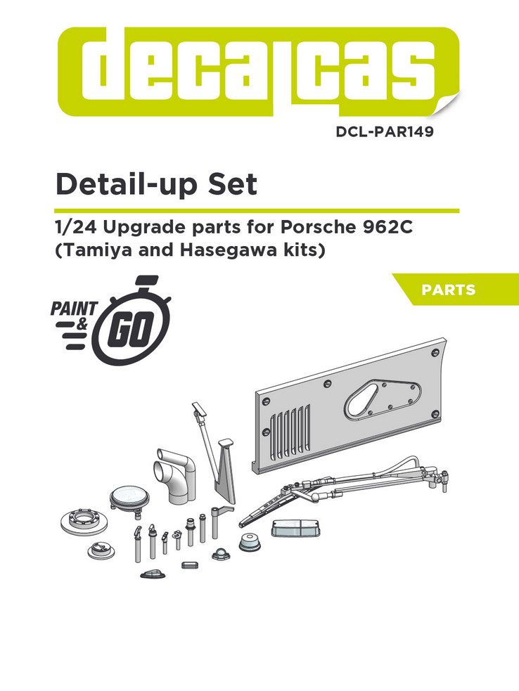 1:24 Porsche 962C detail set for Tamiya/Hasegawa