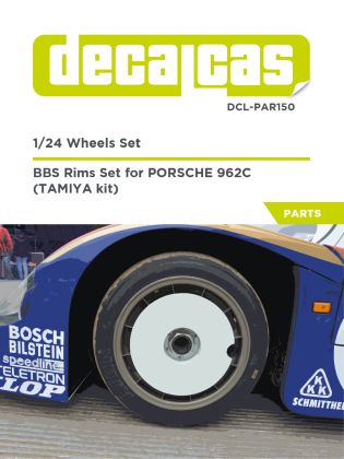 1:24 BBS rims and air vent for Porsche 962C