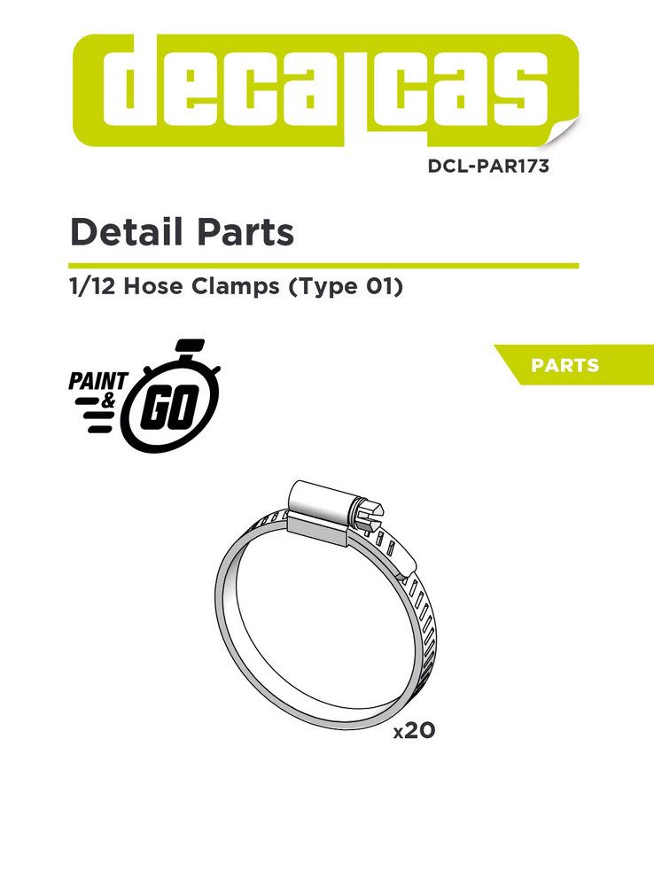 1:12 Screw clamps with screw