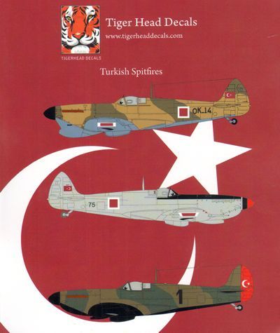 1:48 Turkish Spitfires Spitfire Mk.Ia, Spitfire Mk.Vb & Spitfire Mk.IX