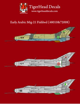 1:48 Early Arabic Mig-21 F-13 Fishbeds