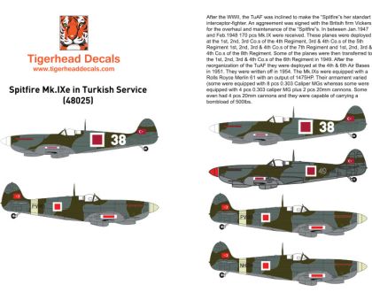 1:48 Supermarine Spitfire Mk.IXe in Turkish Service