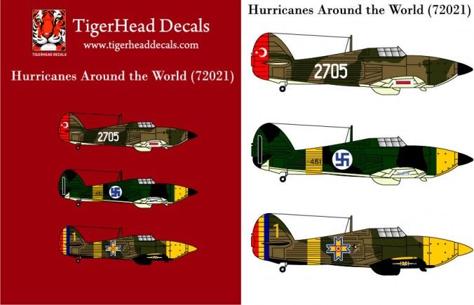 1:72 Hawker Hurricanes Mk.I Around the World