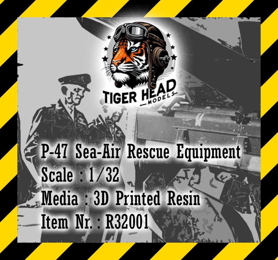 1:32 P-47 D Thunderbolt Razorback - Sea-Air Rescue Equipment (for Trumpeter Kits)