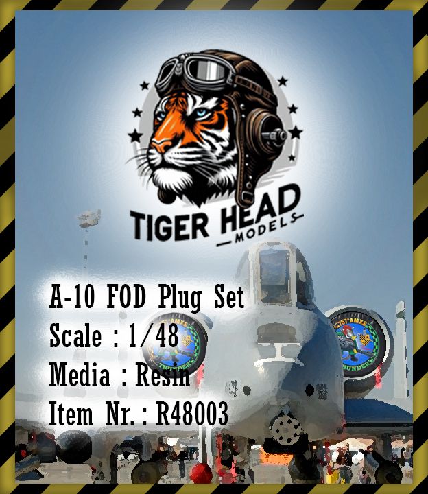 1:48 A-10 A - FOD Plug Set (for Academy and Italeri kits)