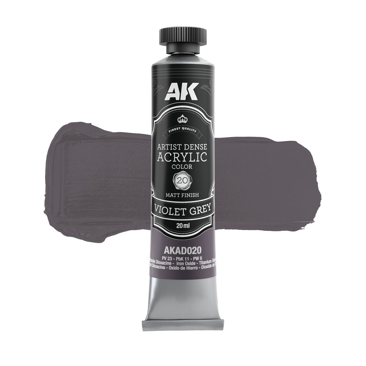 VIOLET GREY – ARTISTIC DENSE ACRYLIC COLOR