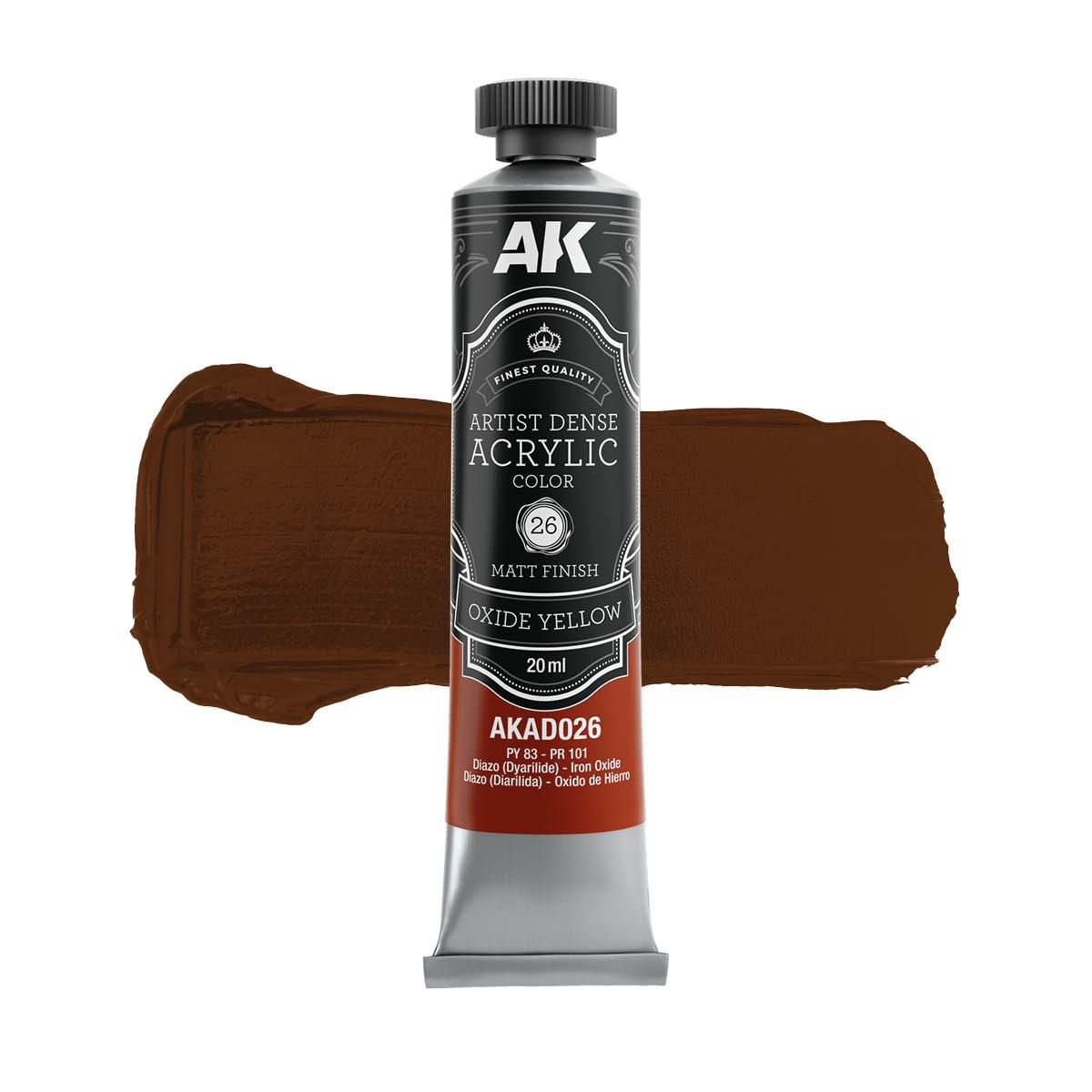 OXIDE YELLOW – ARTISTIC DENSE ACRYLIC COLOR