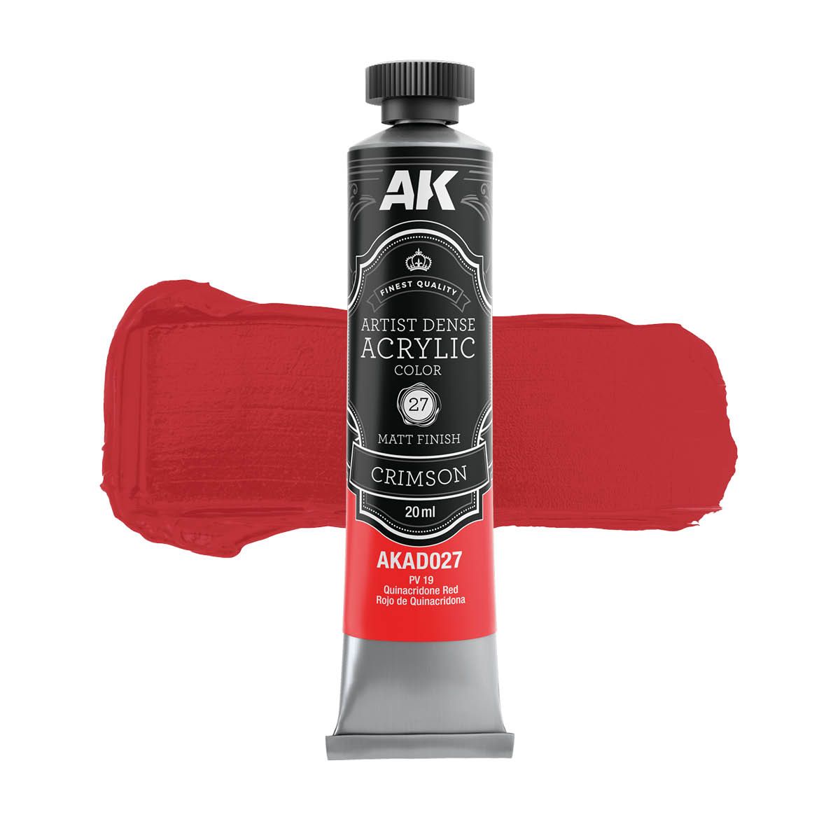 CRIMSON – ARTISTIC DENSE ACRYLIC COLOR