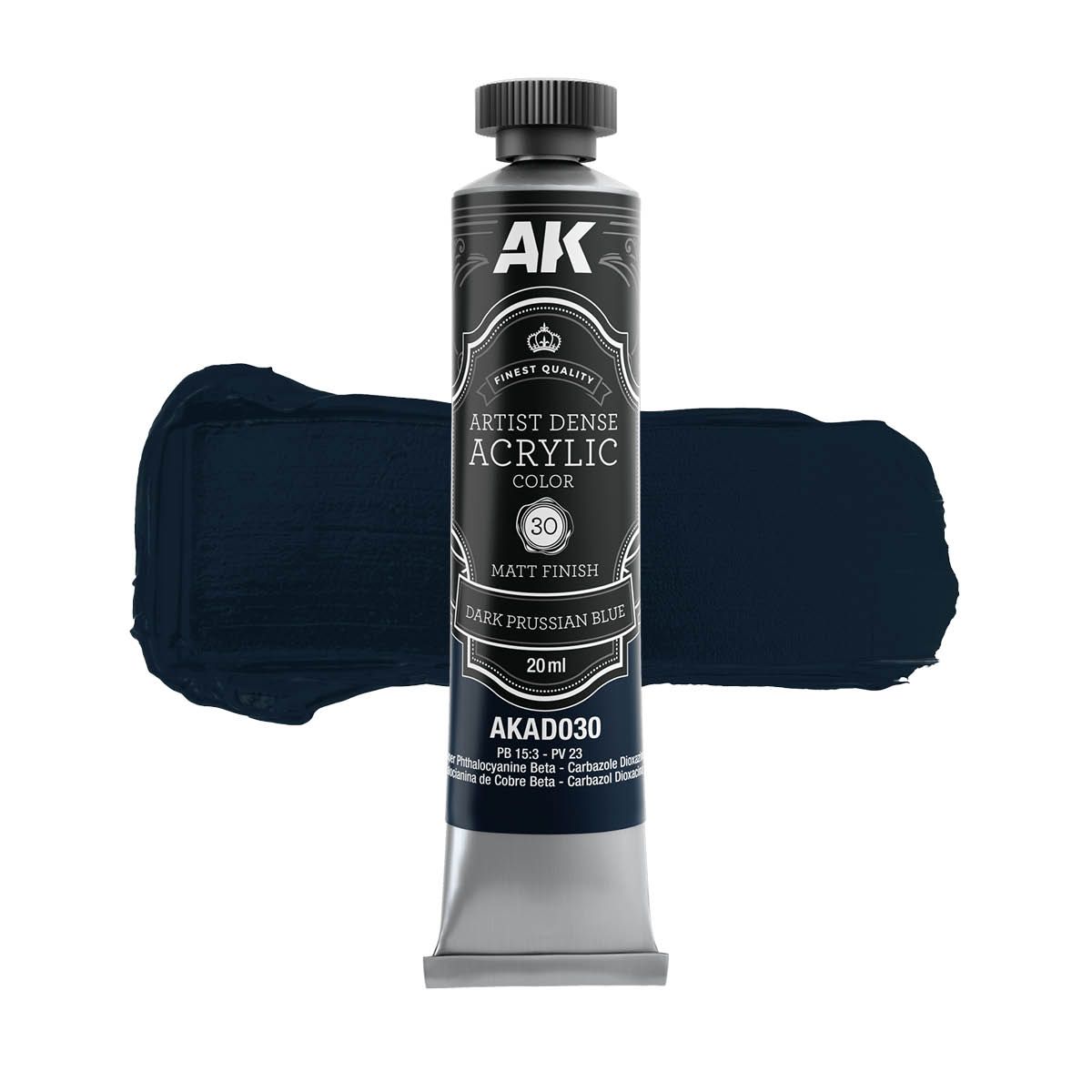 DARK PRUSSIAN BLUE – ARTISTIC DENSE ACRYLIC COLOR
