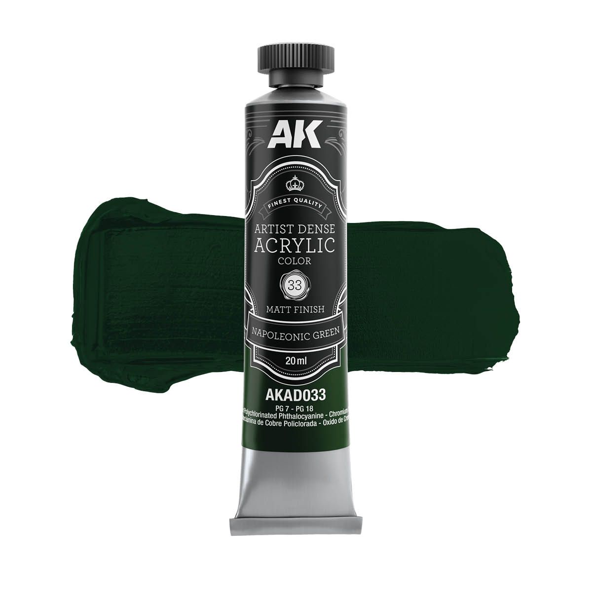 NAPOLEONIC GREEN – ARTISTIC DENSE ACRYLIC COLOR